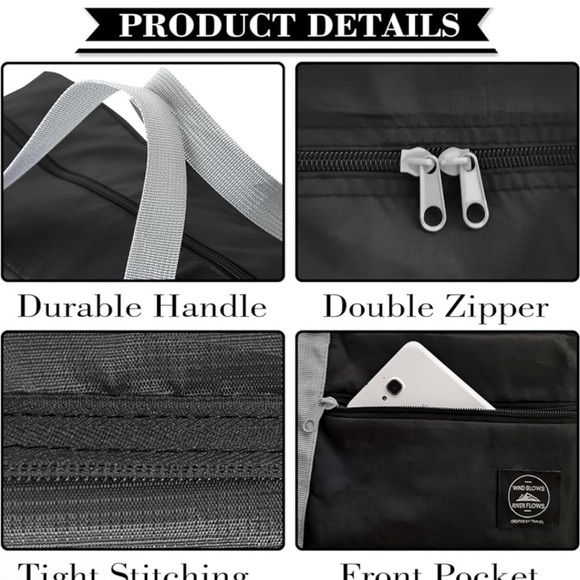 Duffel Bag | Foldable | NIP - Picture 3 of 5